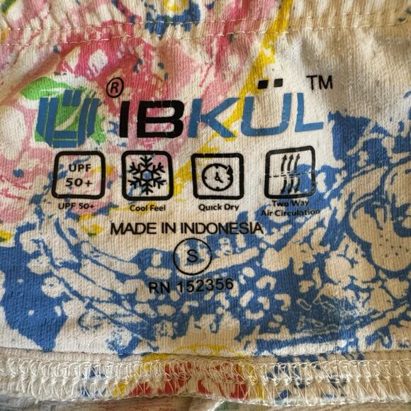 IBKUL Sharon Faux Wrap Skort White Multi Size Small Golf Tennis Skirt Women - Picture 5 of 5